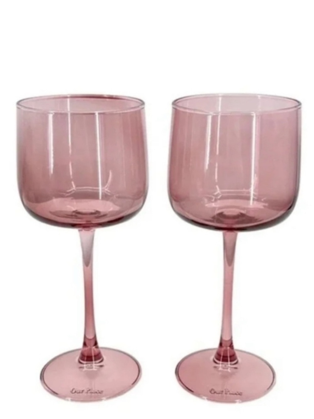 Our Place Pink Wine Glasses — Set of 2